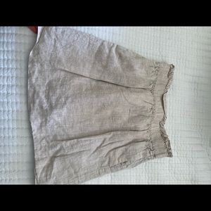 Size 2 J Crew linen skirt.
